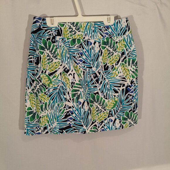 Up Ladies Multi Colored Pull On Skorts - Picture 2 of 5